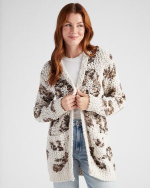 Animal Popcorn Cardigan