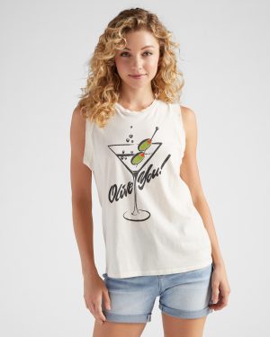 Olive You Graphic Tank