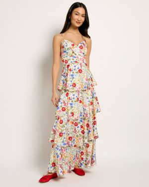 Floral Tiered Dress