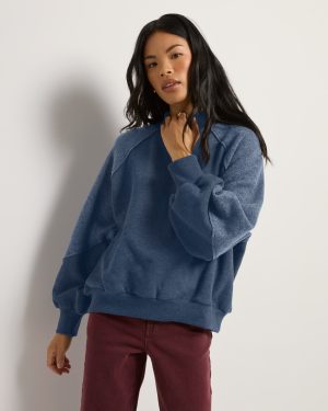Coast Mock Neck Sweatshirt