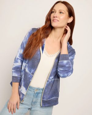 Union Square Tie Dye French Terry Zip
