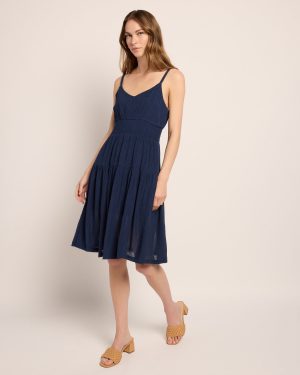 Solid Knee Length Dress